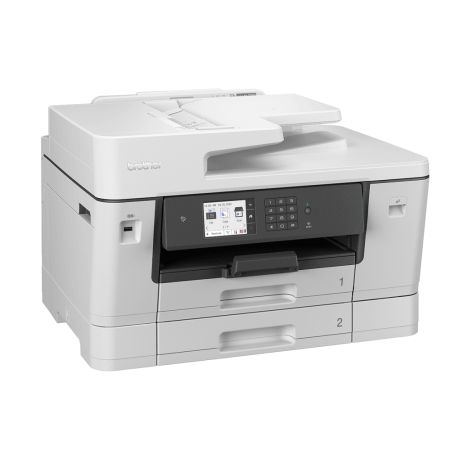 МФУ струйное Brother MFC-J3940DW (А3, цветное, принтер/копир/сканер/факс, 28 стр/мин, 256MB, ч/б 4800x1200 dpi, 2х250л. +100л. обходной, ADF50, Duplex, Ethernet, USB, WiFi, NFC, пусковые картриджи. РМ:(LC472XLBK/C/Y/M)