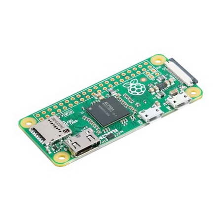 Raspberry Pi Zero 1GHz single-core CPU, 512MB RAM, Mini HDMI port, Micro USB OTG port, Micro USB power, HAT-compatible 40-pin header, Composite video and reset headers, 
CSI camera connector (v1.3 only)(MBZ)