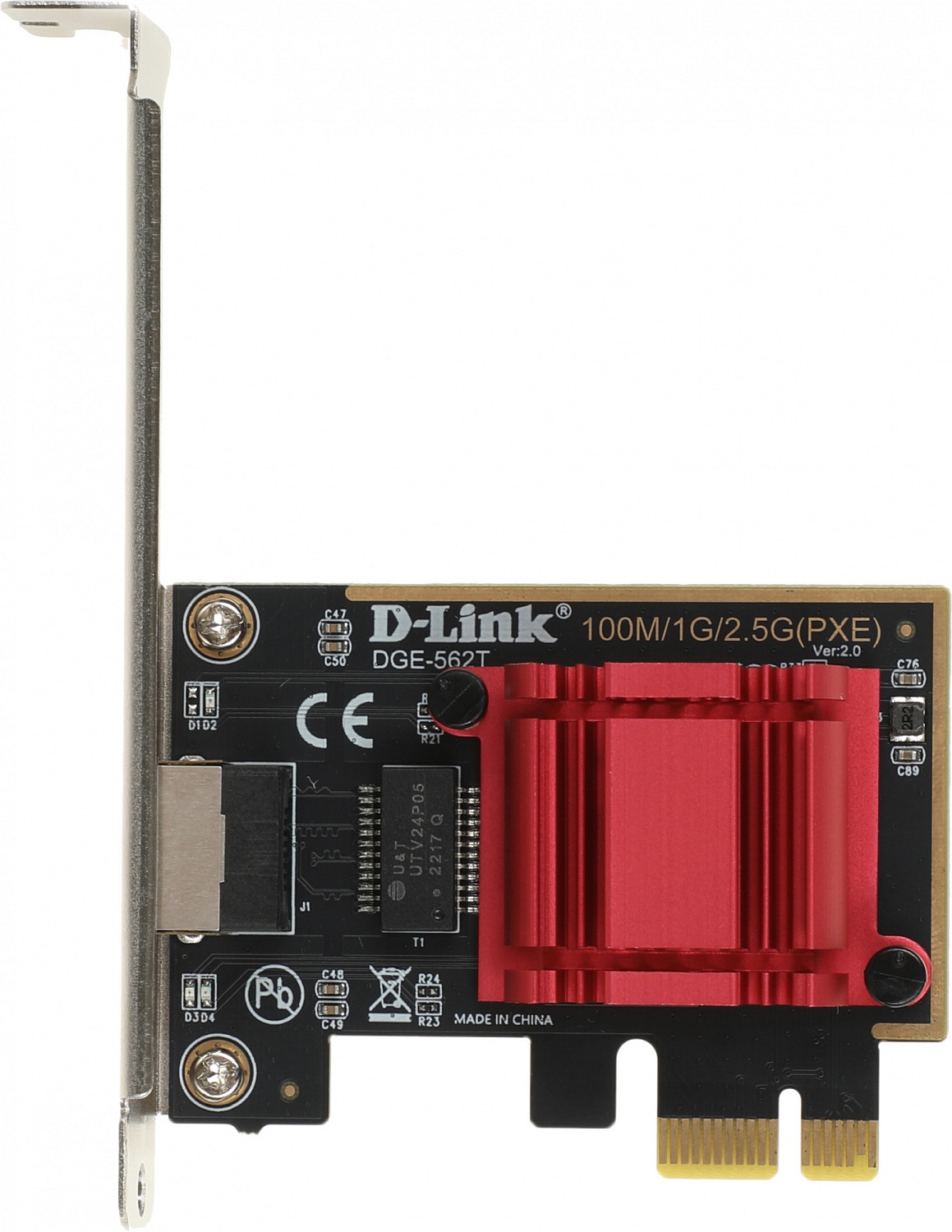 Сетевой адаптер Gigabit Ethernet D-Link DGE-562T DGE-562T/A PCI Express x1