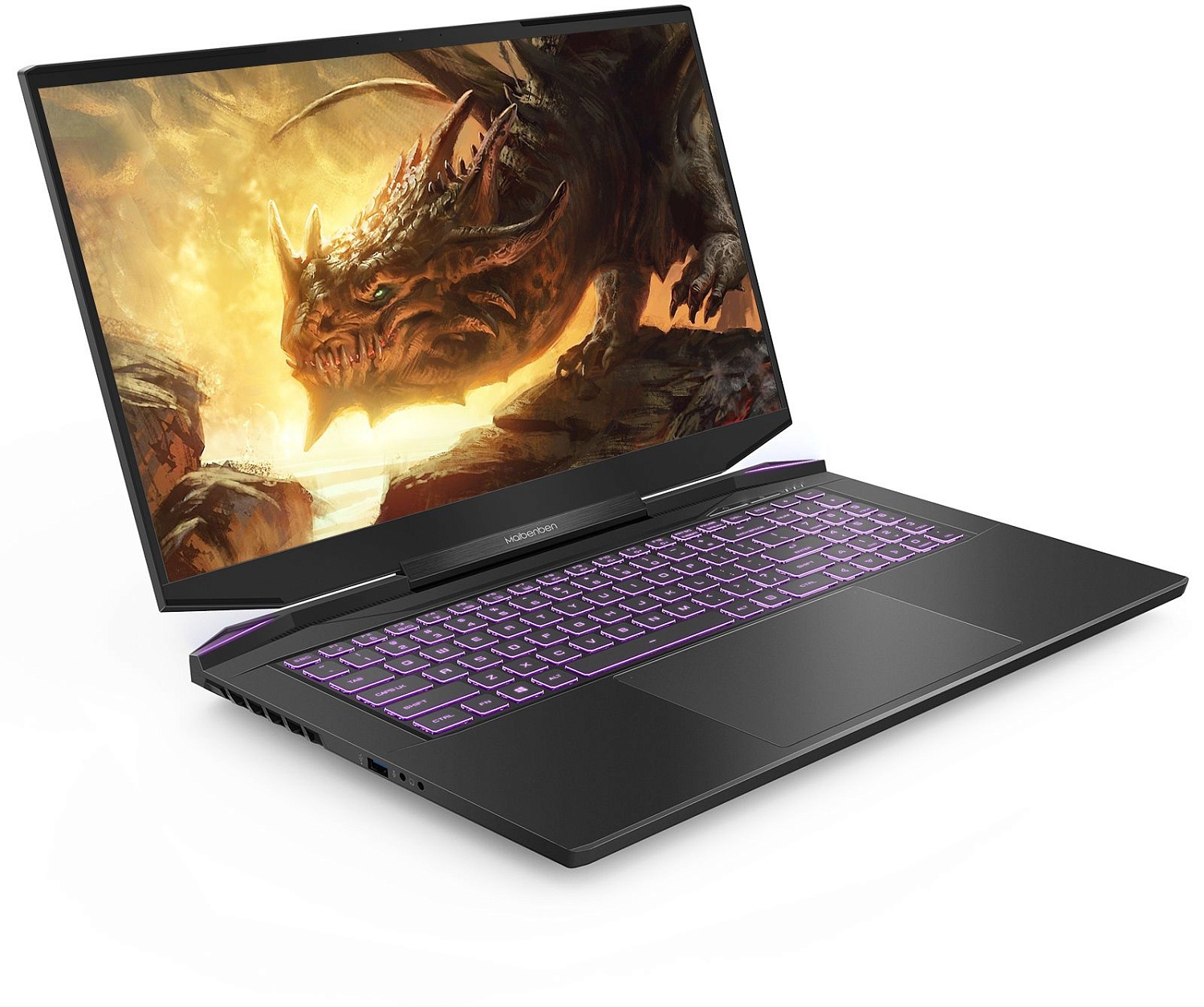 Ноутбук Maibenben X757 Ryzen 7 5800H 16Gb SSD512Gb NVIDIA GeForce RTX 3070 8Gb 17.3" IPS QHD (2560x1440) Linux black WiFi BT Cam 4100mAh (X757QSFELBRE0)