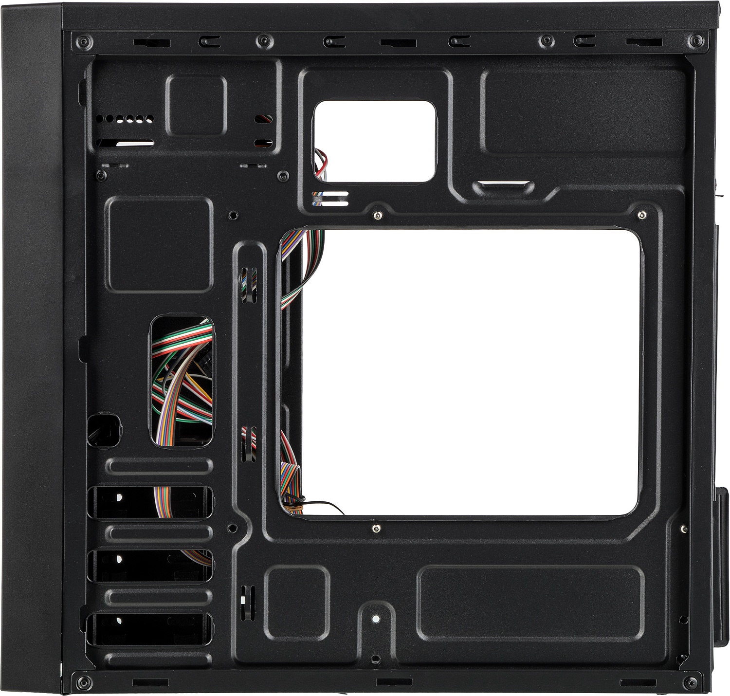 Корпус LinkWorld VC-13M171 черный без БП mATX 1x80mm 1x120mm 2xUSB2.0 audio