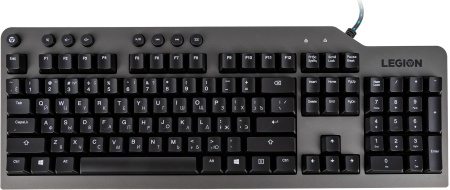 Клавиатура Lenovo Legion K500 RGB механическая черный USB Multimedia for gamer LED (подставка для запястий)