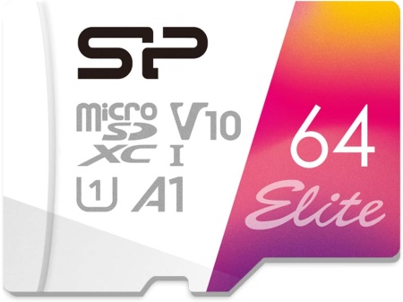 Флеш карта microSDXC Silicon Power 64GB SP064GBSTXBV1V20SP Elite + adapter