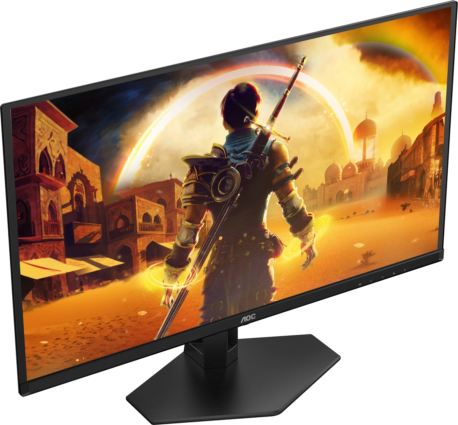 Монитор AOC 27" Q27G40ZDF черный QD OLED LED 0.5ms 16:9 HDMI матовая Piv 1000:1 200cd 178гр/178гр 2560x1440 240Hz DP 2K 4.06кг