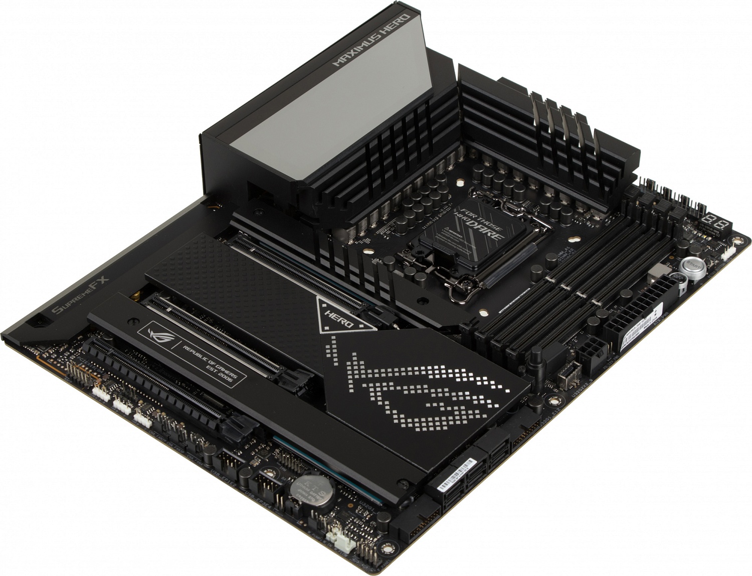 Материнская плата Asus ROG MAXIMUS Z690 HERO Soc-1700 Intel Z690 4xDDR5 ATX AC`97 8ch(7.1) 2x2.5Gg RAID+HDMI