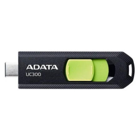 Флеш Диск A-Data 32Gb Type-C UC300 ACHO-UC300-32G-RBK/GN USB3.2 черный/зеленый