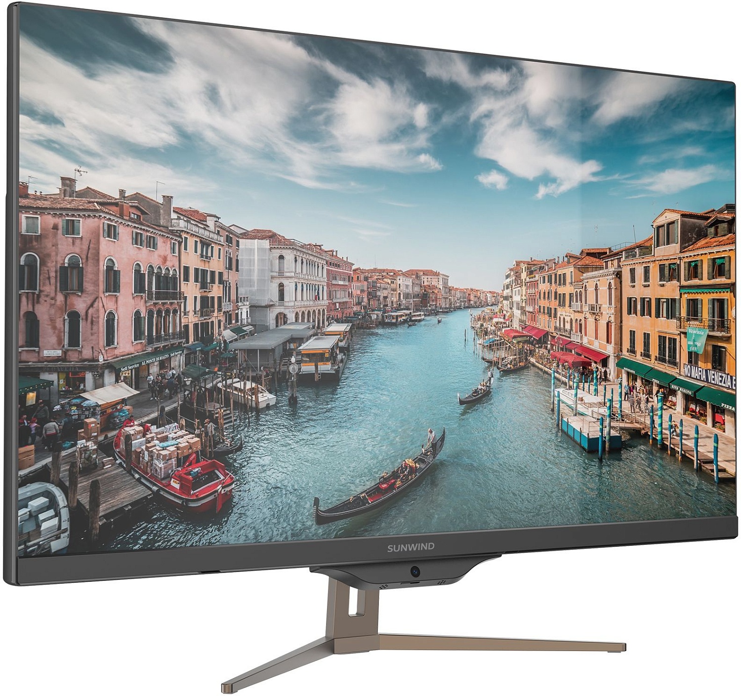 Моноблок SunWind Ultra AiO 27i 27" Full HD i7 10610U (1.8) 16Gb SSD512Gb UHDG Windows 11 Professional WiFi BT 90W клавиатура мышь Cam черный 1920x1080