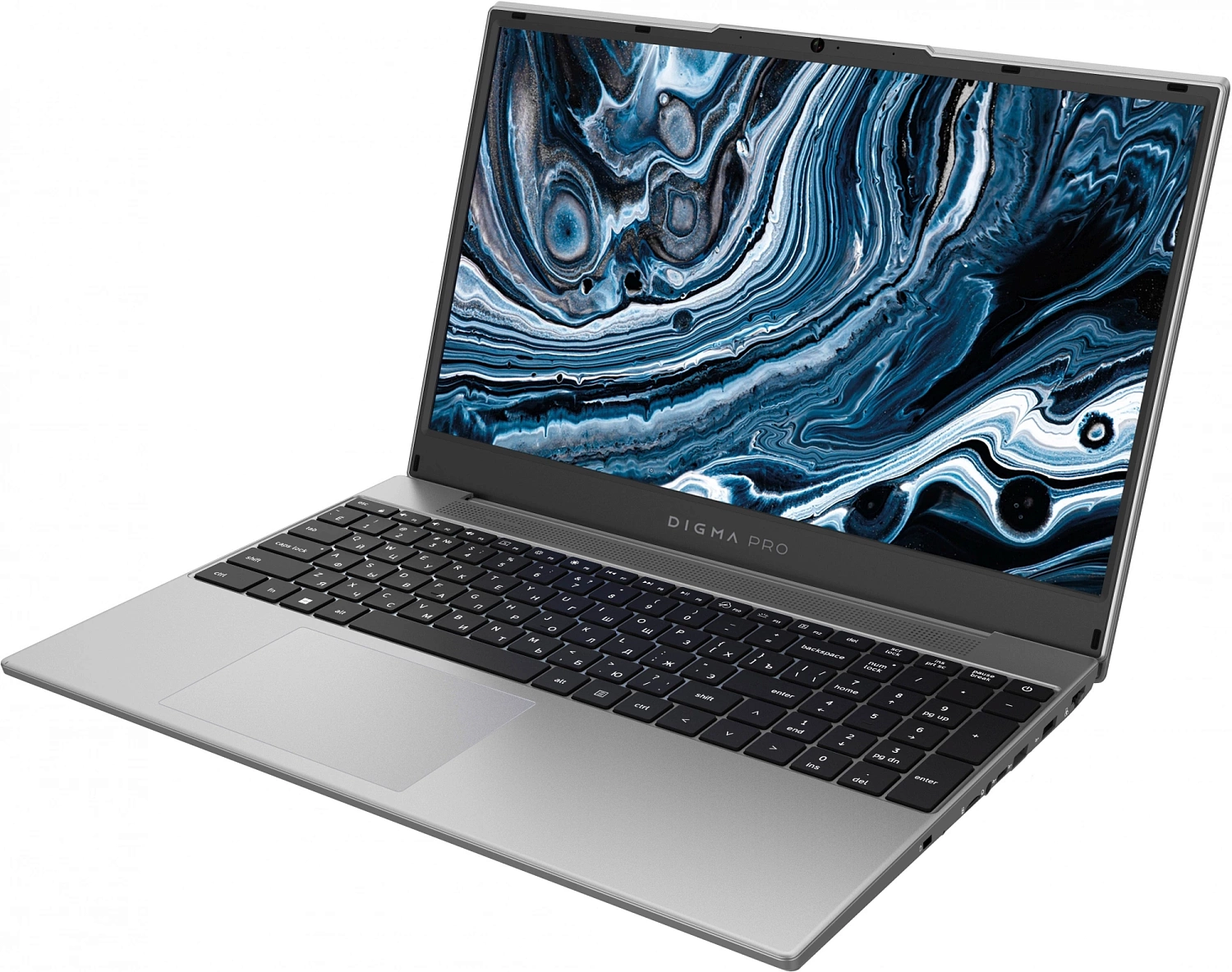 Ноутбук Digma Pro Breve Ryzen 7 5700U 16Gb SSD512Gb AMD Radeon 15.6" IPS FHD (1920x1080) Windows 11 Professional silver WiFi BT Cam 4500mAh (DN15R7-ADXW01)