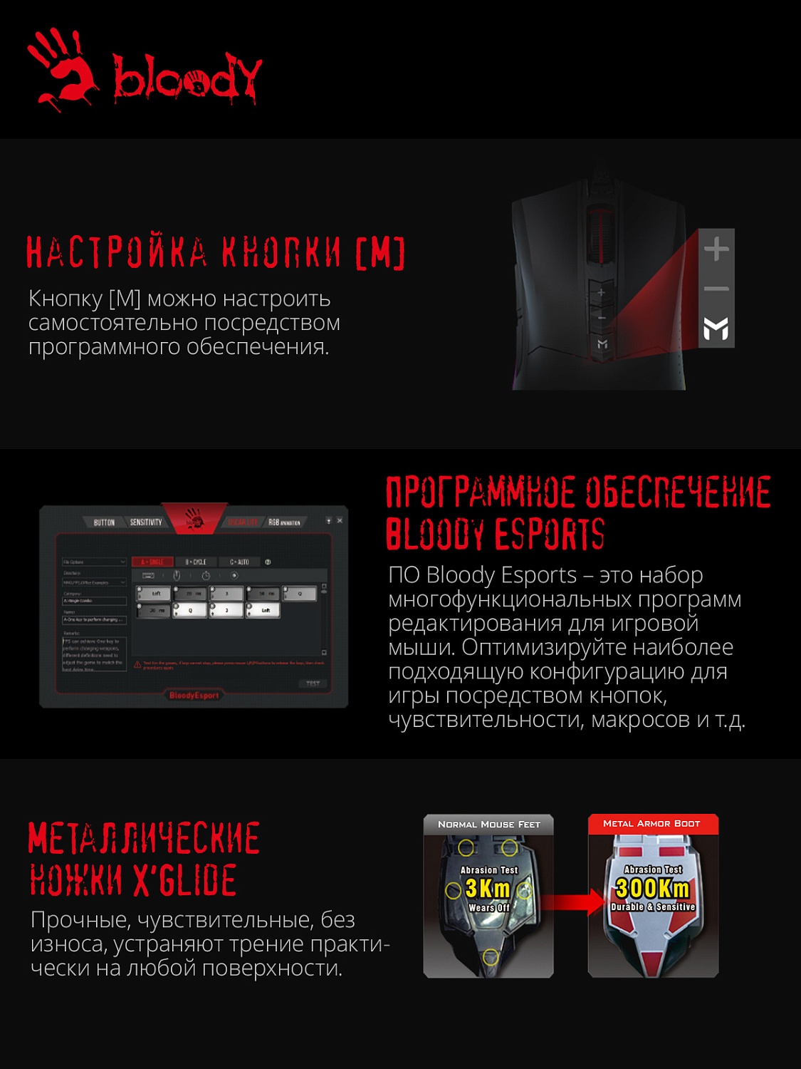 Мышь A4Tech Bloody ES9 Pro черный оптическая (16000dpi) USB (7but) Мышь A4Tech Bloody ES9 Pro черный оптическая (16000dpi) USB (7but)