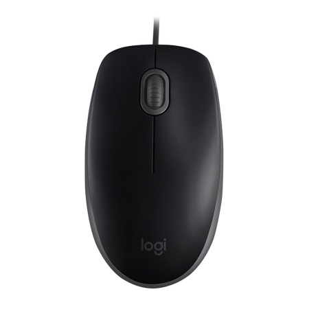 Мышь Logitech M110 черный/серый оптическая (1000dpi) USB (2but)