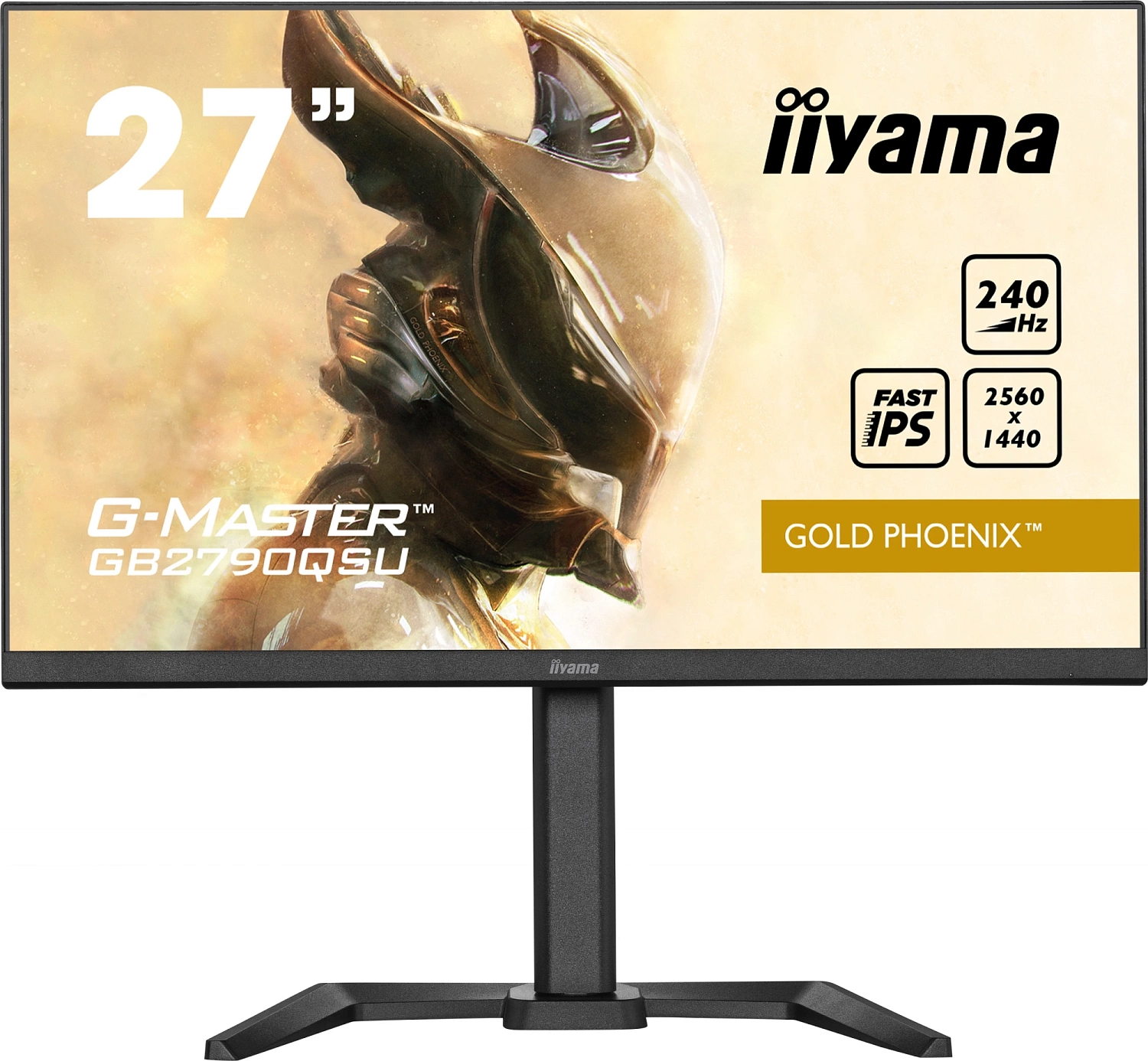 Монитор Iiyama 27" G-Master GB2790QSU-B5 черный IPS LED 16:9 HDMI M/M матовая HAS 400cd 178гр/178гр 2560x1440 240Hz DP USB 5.7кг