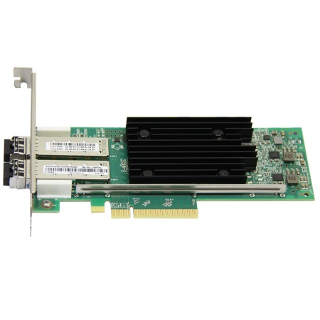 Сетевой адаптер Qlogic QLE2772-SR-SP 32Gb/s FC HBA, 2-port, PCIe v4.0 x8, LowProfile, LC SR MMF, В комплекте две планки (LP + FH)