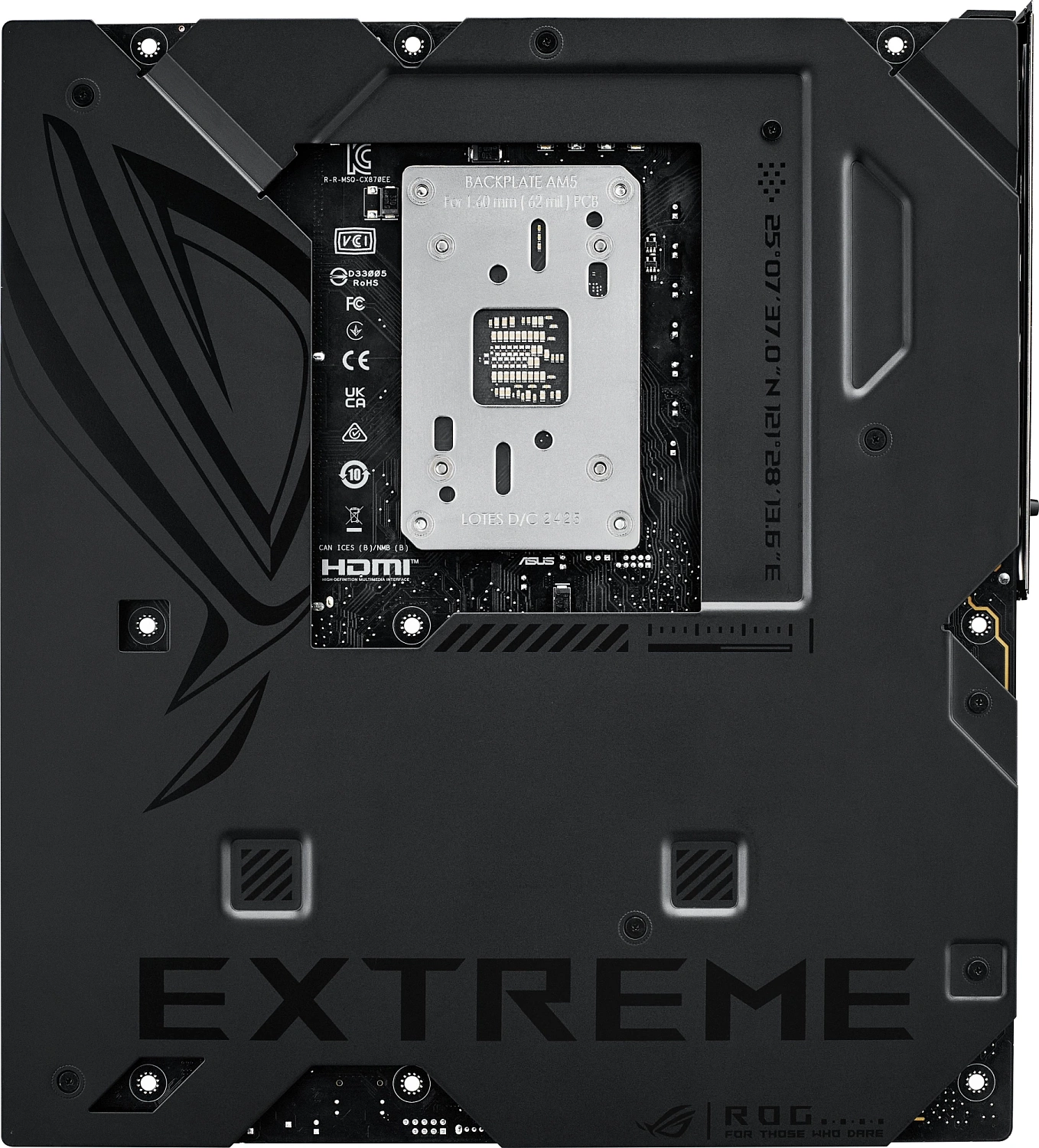 Материнская плата ASUS ROG CROSSHAIR X870E EXTREME, AM5, X870E, 4*DDR5, 4*SATA, 5*M.2,  10*USB 3.2, 2*Type-C, 2*USB4, 6*PCIx16, HDMI, E-ATX; 90MB1LB0-M0EAY0