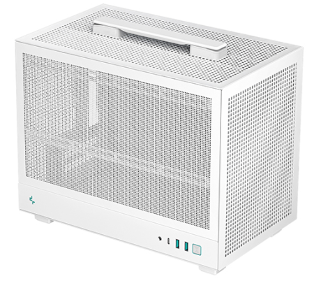 Корпус Deepcool CH160 MESH WH без БП, белый, MINI-ITX