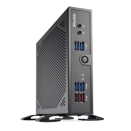 Платформа системного блока с ЦПУ Shuttle DS50U5 Intel i5-1335U, Fanless Support 3 displays, 2xDDR5 SODIMM,(1)HDMI 2.0b+(1)DisplayPort 1.4+VGA,WLAN optional, 90W power adapter,VESA.