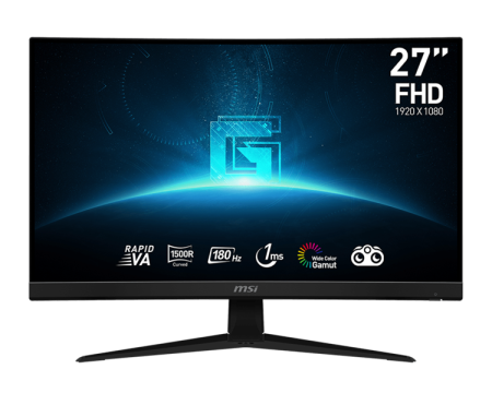 Монитор MSI 27" G27C4 E3 черный IPS LED 1ms 16:9 HDMI полуматовая 3000:1 250cd 178гр/178гр 1920x1080 180Hz DP FHD 4.14кг