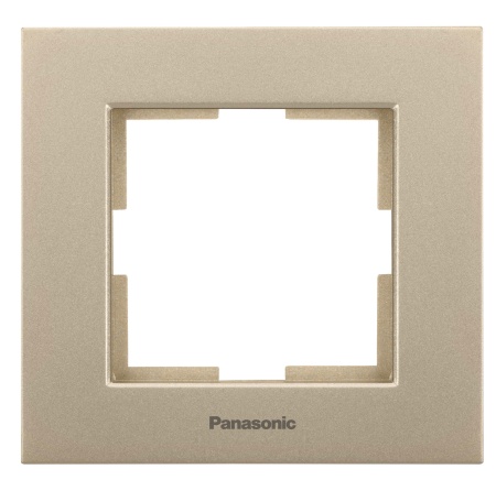 Рамка Panasonic Karre Plus WKTF08012BR-RU декоративная 1x пластик бронзовый (упак.:1шт)