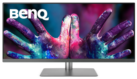 Мониторы BENQ 34" PD3420Q IPS LED 3440x1440@60Hz 5ms 21:9 350(400)cd/m2 1000:1 178/178 2*HDMI DP 3*USB 3.1 USB -B USB -C Speaker 2,5W*2 HAS Swivel Tilt Flicker-free Dark Grey