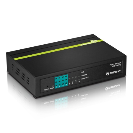 8-port GREENnet Gigabit PoE Switch (4 PoE, 4 Non-PoE)