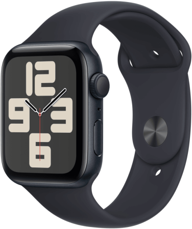 Смарт-часы Apple Watch SE 2023 A2722 40мм OLED корп.тем.ночь Sport Loop рем.т.ночь р.бр.:130-200мм ( MRE03LL/A)