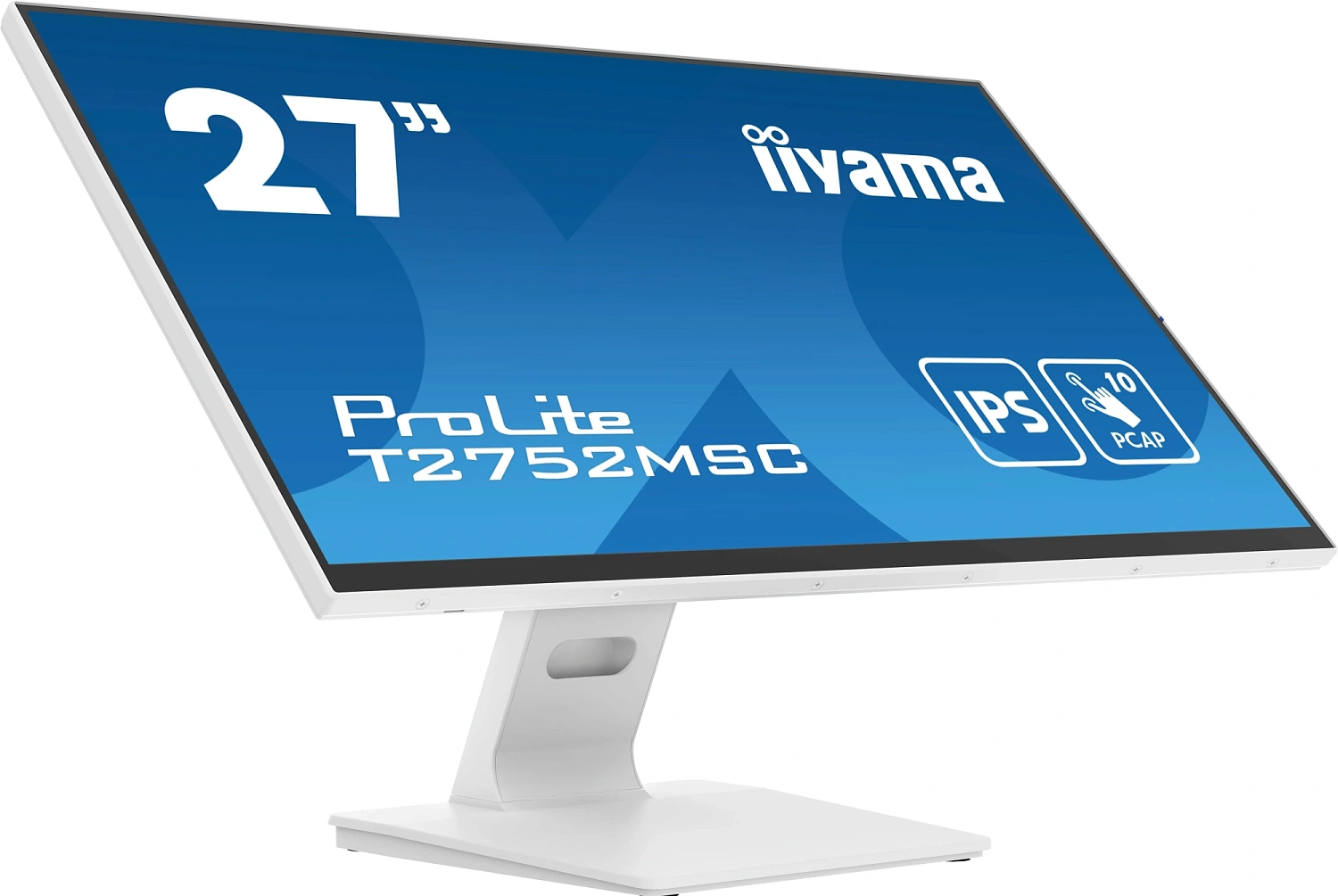 Монитор Iiyama 27" ProLite T2752MSC-W1 белый IPS LED 5ms 16:9 HDMI M/M матовая 1000:1 400cd 178гр/178гр 1920x1080 60Hz DP FHD USB Touch 6.7кг