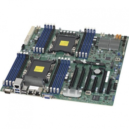 Материнская плата Supermicro Motherboard 2xCPU X11DPI-NT 2nd Gen Xeon Scalable TDP 205W/ 16xDIMM/ 14xSATA/ C622 RAID 0/1/5/10/ 2x10GbE/ 4xPCIex16, 2xPCIex8/ M.2(PCIe)(E-ATX)Bulk