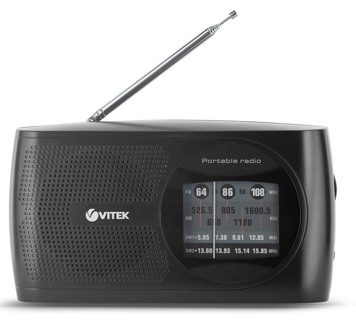 Радиоприемник настольный Vitek VT-3587 черный