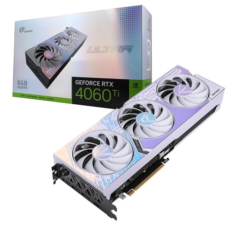 RTX4060Ti Ultra W OC 8GB-V 128-bit GDDR6 DPx3 HDMI 3FAN RTL