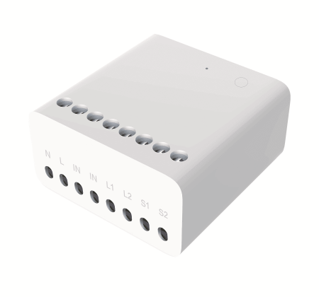 Умное реле Aqara Wireless Relay 2канал. белый (LLKZMK11LM)