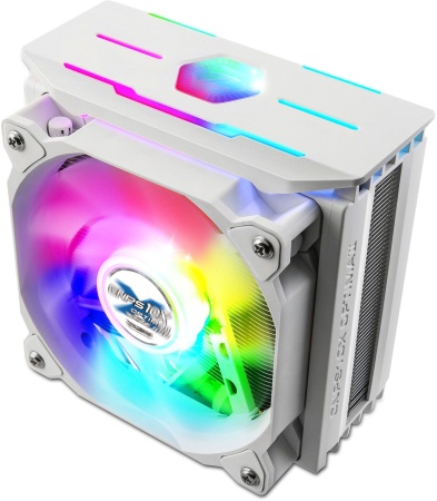 Устройство охлаждения(кулер) Zalman CNPS10X Optima II White RGB Soc-AM4/1151/1200/2066 4-pin 17-27dB Al+Cu 180W 740gr LED Ret