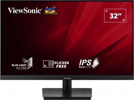 Монитор ViewSonic 31.5" VA3209-2K-MHD черный IPS LED 4ms 16:9 HDMI M/M матовая 250cd 178гр/178гр 2560x1440 75Hz DP 2K 7.3кг