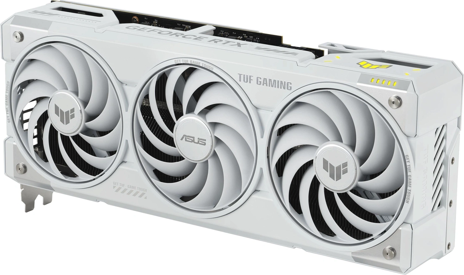 Видеокарта Asus PCI-E 5.0 TUF-RTX5070TI-O16G-WHITE-GAMING NVIDIA GeForce RTX 5070TI 16Gb 256bit GDDR7 2588/28000 HDMIx2 DPx3 HDCP Ret