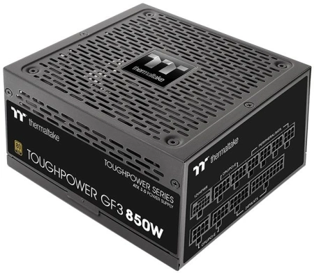 Блок питания Thermaltake ATX 850W Toughpower GF3 Gen.5 80+ gold 24pin APFC 140mm fan color LED 12xSATA Cab Manag RTL