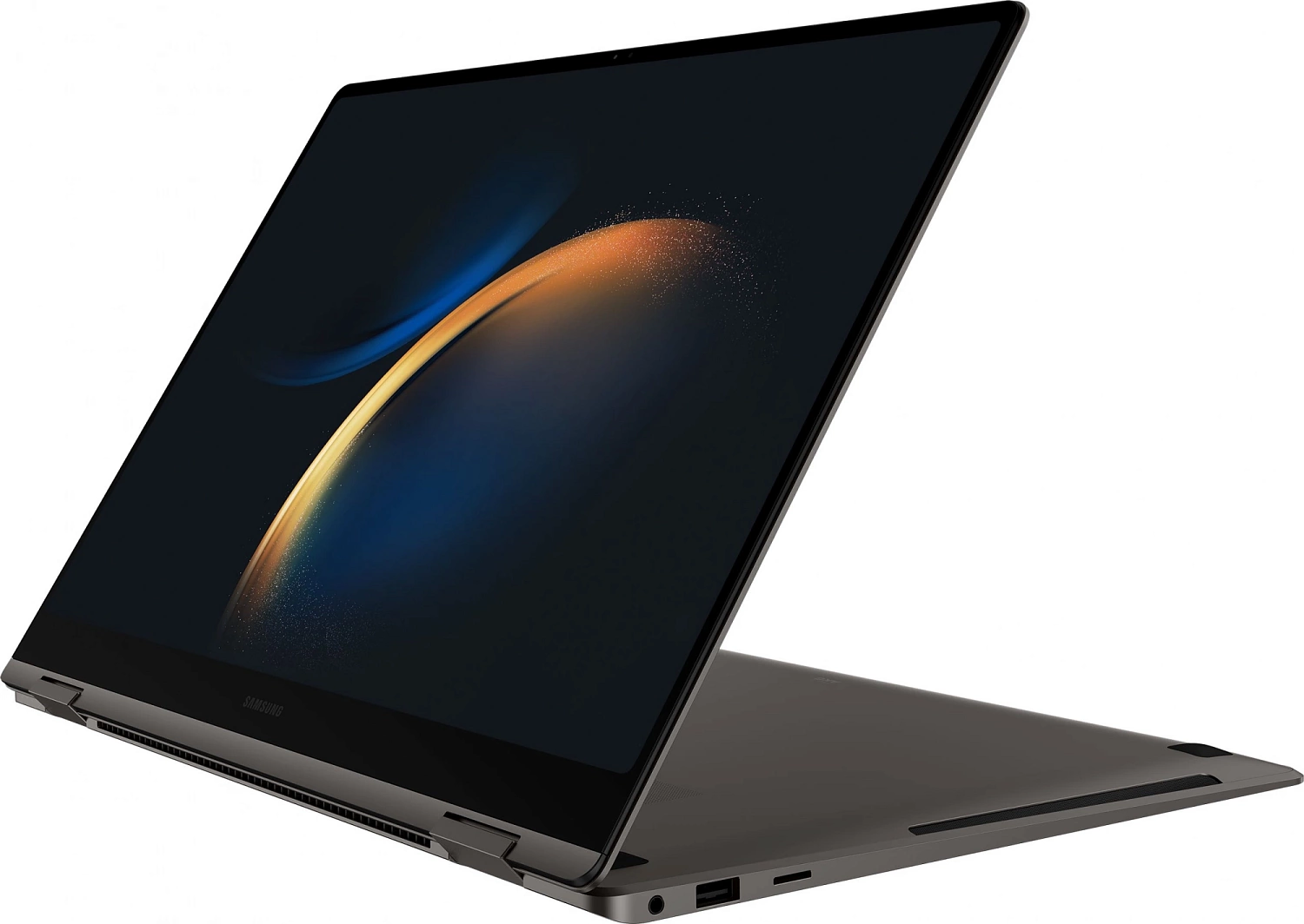 Ноутбук Samsung Galaxy Book 3 Pro 360 NP960 Core i7 1360P 16Gb SSD1Tb Intel Iris Xe graphics 16" AMOLED Touch FHD (1920x1080) Windows 11 Home English 64 dk.grey WiFi BT Cam 4405mAh (NP960QFG-KA1US)