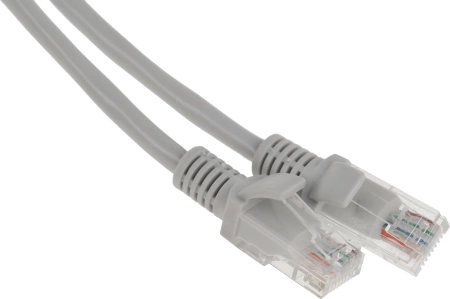 Патч-корд Premier PP12-1M 1000Гбит/с UTP 4 пары cat5E CCA molded 1м серый RJ-45 (m)-RJ-45 (m)