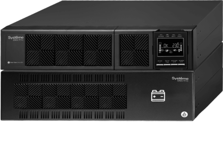 Источник бесперебойного питания Systeme Electriс SRV SRVSE6KRTXLI5U 5400Вт 6000ВА черный