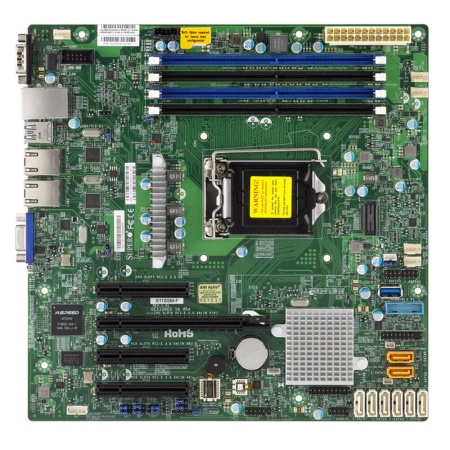 Серверная материнская плата Supermicro MBD-X11SSM-F-B (200962) (incl. 1x I/O Shield MCP-260-00042-0N, 2x CBL-0044L)