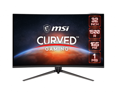 Монитор MSI Optix MAG321CR 31.5" 16:9 FHD(1920x1080)VA Curve, 1ms(MPRT), 4000:1, 100M:1, 250nit, 178/178, HDMI 2.0, HDMI 1.4, DP 1.2, USB 2.0 Type-B, Tilt, Swivel, Height, Pivot, VESA, 165Hz, 1y w-ty