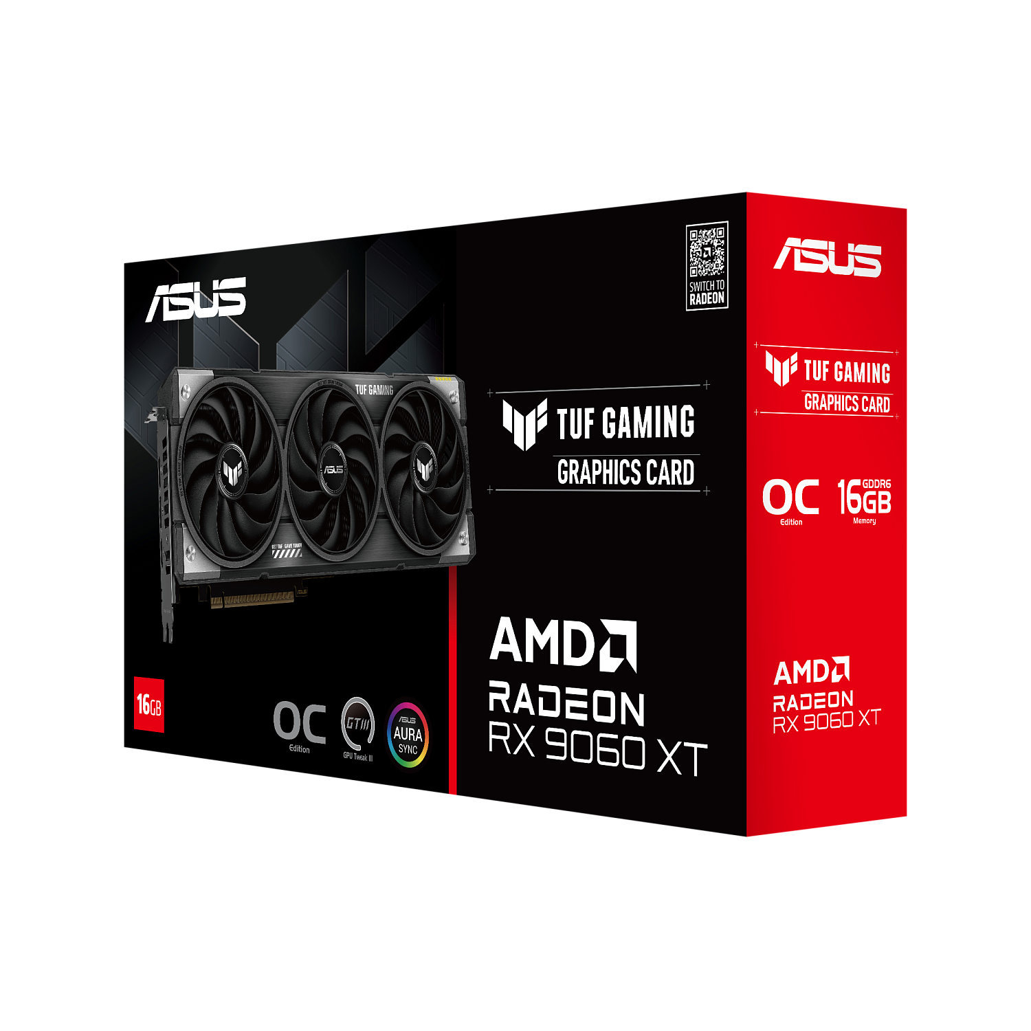 Видеокарта ASUS TUF-RX9060XT-O16G-GAMING