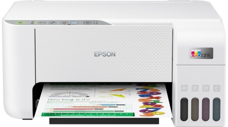 МФУ струйный Epson L3256 (C11CJ67421/504/524) A4 WiFi белый