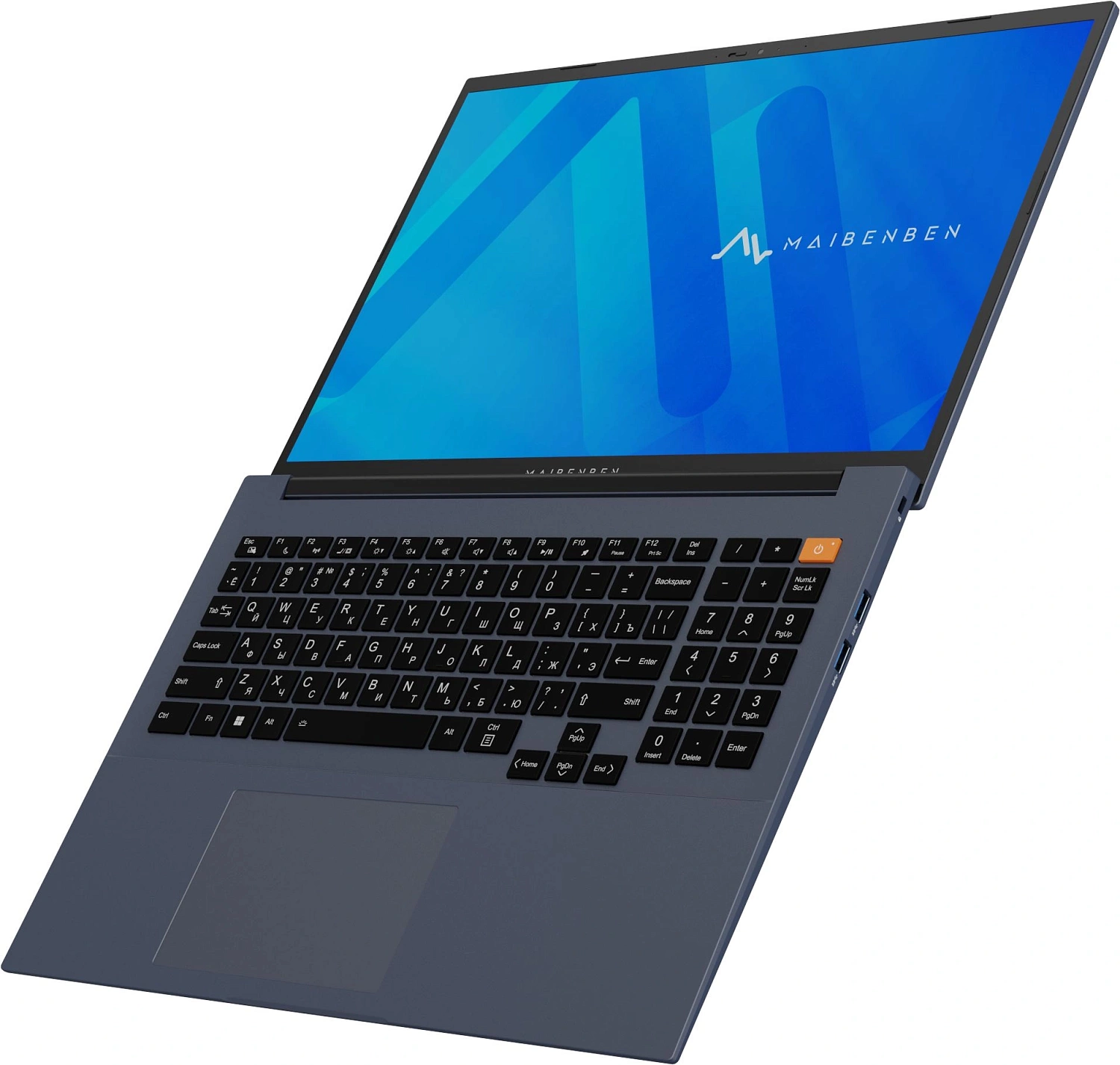 Ноутбук Maibenben M16C-R745UM Ryzen 5 7445HS 16Gb SSD512Gb AMD Radeon 16" IPS FHD+ (1920x1200) Windows 11 Home blue WiFi BT Cam (M16C-R745UM0F14HU4E10)