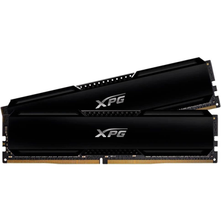 32GB ADATA DDR4 3200 DIMM GAMMIX D20 Black Gaming Memory AX4U320016G16A-DCBK20 Non-ECC, CL16, AX4U320016G16A-DCBK20 1.35V, Heat Shield, Kit (2x16GB), RTL (931726)