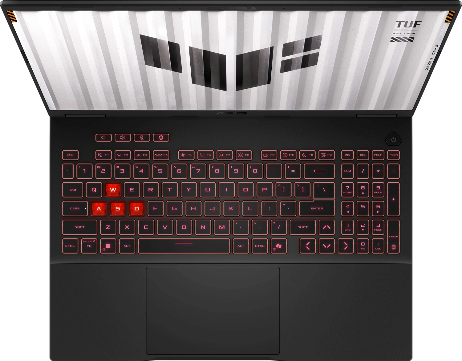 Ноутбук Asus TUF Gaming A16 FA608PP-QT006 Ryzen 9 8940HX 16Gb SSD512Gb NVIDIA GeForce RTX 5070 8Gb 16" IPS WQXGA (2560x1600) без ОС grey WiFi BT Cam (90NR0MD1-M00A50)