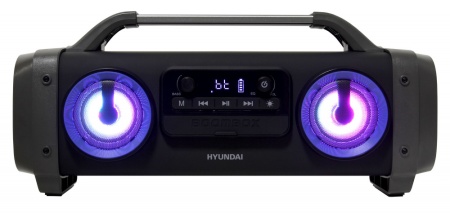 Аудиомагнитола Hyundai H-PCD400 черный 28Вт MP3 FM(dig) USB BT microSD