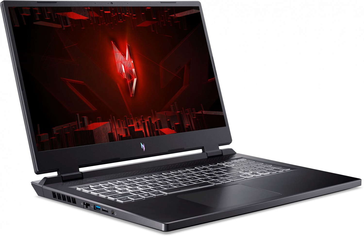 Ноутбук Acer Nitro 17 AN17-51-716G Core i7 13700H 16Gb SSD1Tb NVIDIA GeForce RTX4050 8Gb 17.3" IPS QHD (2560x1440) noOS black WiFi BT Cam (NH.QK5CD.001)