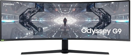 Монитор Samsung 48.7" LC49G95TSSI черный VA LED 32:9 HDMI полуматовая HAS Piv 2500:1 420cd 178гр/178гр 5120x1440 240Hz G-Sync DP DQ USB 16.7кг