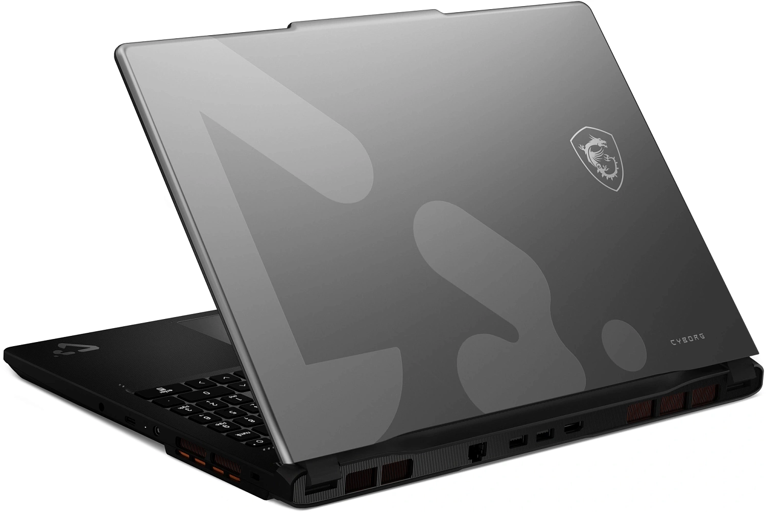 ноутбук MSI Cyborg 15 Max C2WG Core 7-240H 15.6" FHD (1920*1080),144Hz IPS DDR5 16GB ,512GB SSD,NV RTX 5070 (8GB GDDR7),60Whr,2,3kg,1y,Dos,Platinum Gray