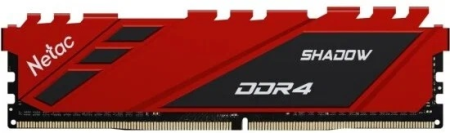 Память DDR4 8GB 3600MHz Netac NTSDD4P36SP-08R Shadow RTL Gaming PC4-28800 CL18 DIMM 288-pin 1.35В Intel с радиатором Ret