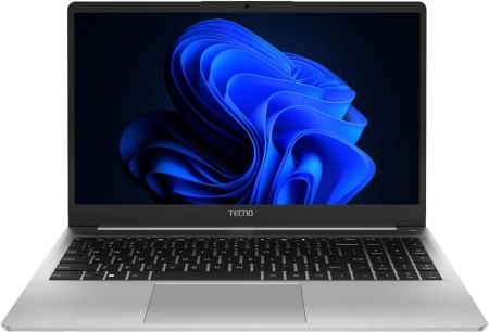 Ноутбук Tecno MegaBook K15SDA Ryzen 5 7430U 16Gb SSD512Gb AMD Radeon Graphics 15.6" IPS WUXGA (1920x1200) Windows 11 Home silver WiFi BT Cam 6060mAh (71003300488)