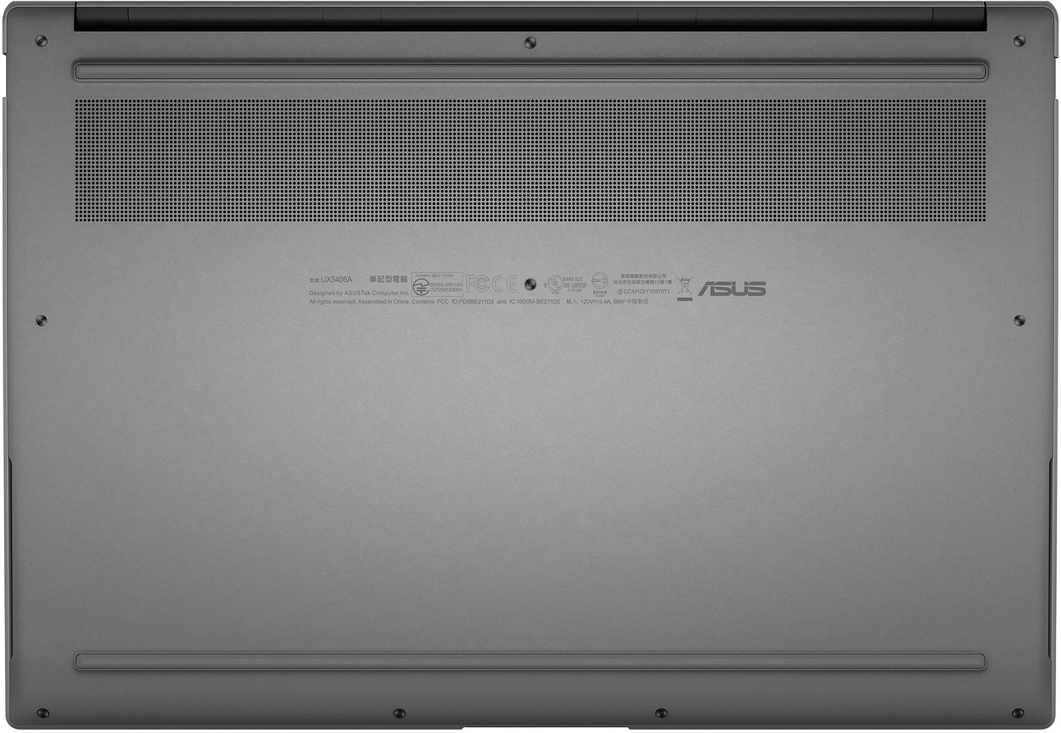 Ноутбук Asus Zenbook S 14 OLED UX5406AA-SW076W Core Ultra 7 258V 32Gb SSD1Tb Intel Arc 140V 14" OLED 3K (2880x1800) Windows 11 Home l.grey WiFi BT Cam Bag (90NB16Q6-M00CY0)
